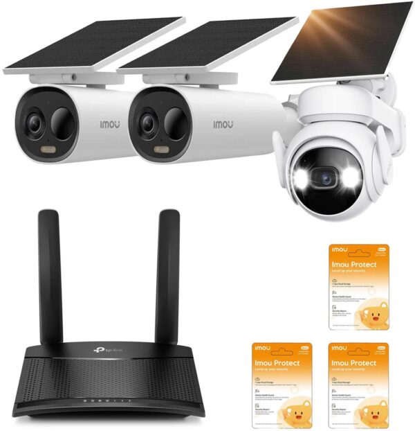 Zestaw kamer Imou Cell PT kit, Cell 3C AIO z routerem LTE