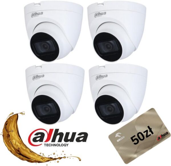 KAMERA HDCVI DAHUA HAC-HDW1500TRQ-0280B-S2 Opakowanie zbiorcze 4szt.