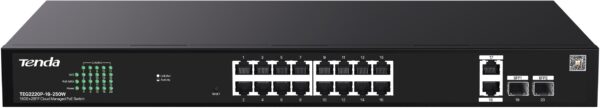 SWITCH POE TENDA TEG2220P-16-250W