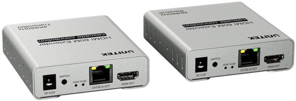 Extender HDMI Unitek V1164A 2.0 4K przez Ethernet do 60m