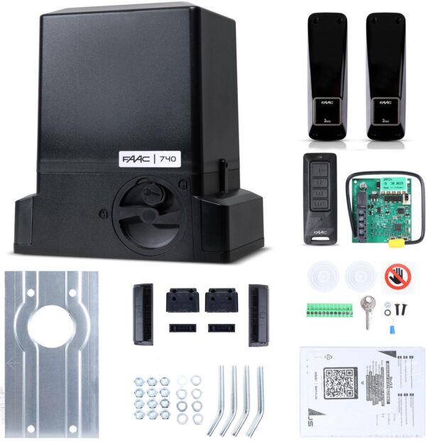Zestaw Delta 2 FDS - FAAC 740 do 500kg bram przesuwnych