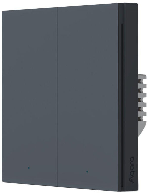 Aqara Smart Wall Switch H1 Szary podwójny bez przewodu neutralnego