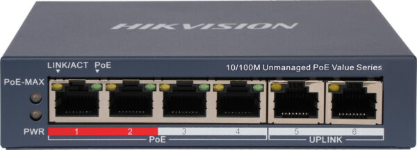 Switch Hikvision DS-3E0106P-E/M(B)