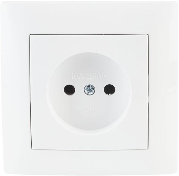 Gniazdo pojedyncze VCX WESA LC 07 Biały