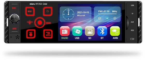 Radio samochodowe Xblitz RF350 z kamerą cofania