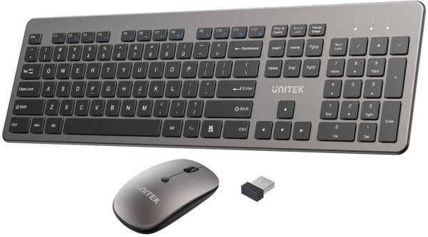 Zestaw bezprzewodowy Unitek SlimDuo 2.4Ghz