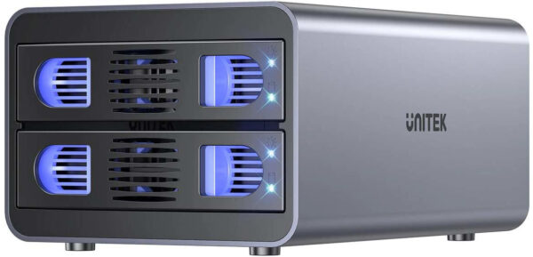 Unitek Obudowa RAID do dysku SATA 2.5''/3.5'' – 4 tryby, 40TB, 5Gb/s