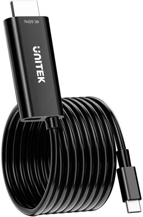 Unitek Kabel USB-C do HDMI 4K@60Hz z portem USB-C PD 100W