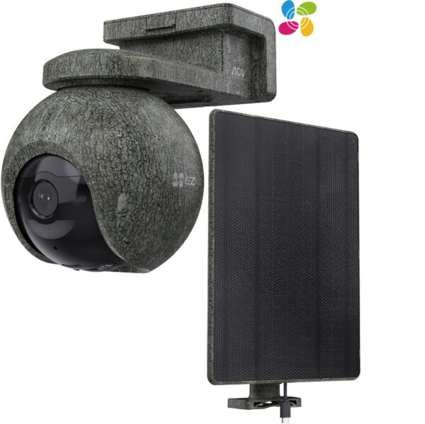 Kamera IP Ezviz EB8 PRO 4G Ranger Kit 8MP z panelem słonecznym 8W 4G Wi-Fi moro