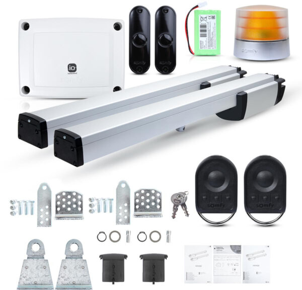 Zestaw Somfy Ixengo L 3S+ IO Comfort Pack do 8m bram dwuskrzydłowych
