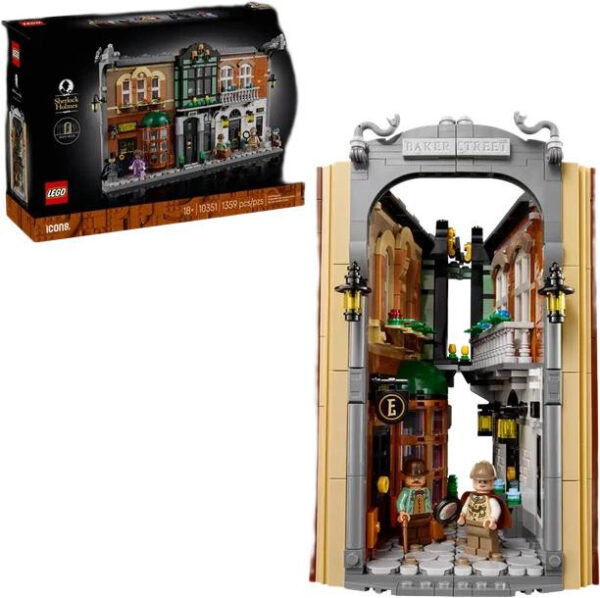 Klocki LEGO Icons - Sherlock Holmes: Book Nook