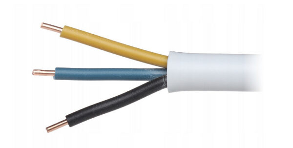 Przewód elektryczny drut okrągły YDY 3x2,5mm2 450/750V MERCOR 100m