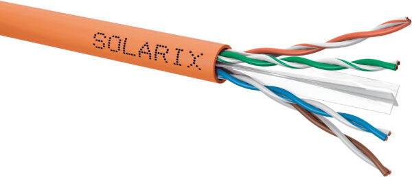 KABEL SKRĘTKA SOLARIX CAT.6 U/UTP LSOHFR B2ca s1d1a1 szpula 500M