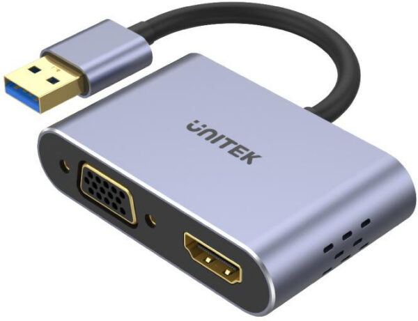 Unitek V1304A adapter USB na HDMI VGA przejściówka