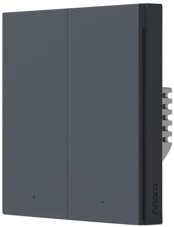 Aqara Smart Wall Switch H1 Szary podwójny bez przewodu neutralnego