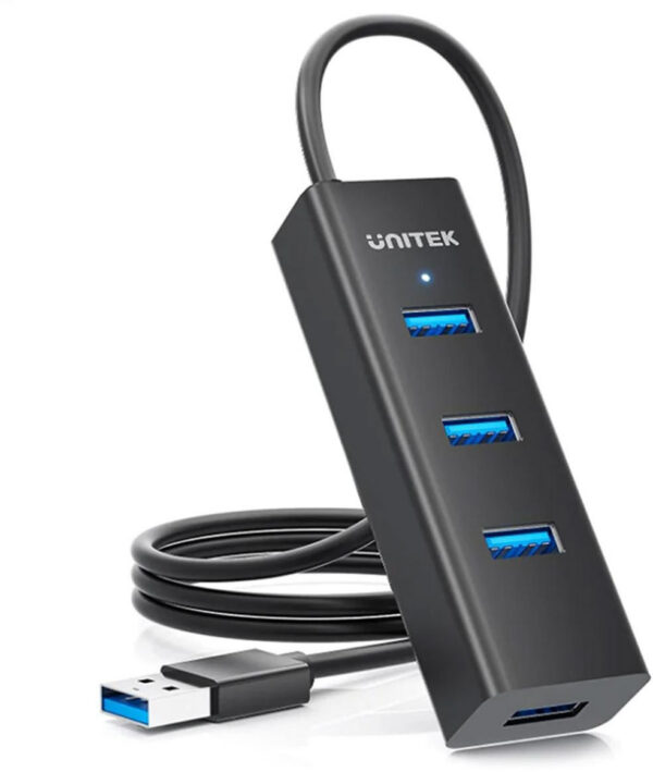 Hub USB Unitek USB-A 5Gbps, 4x USB-A | Aktywny,