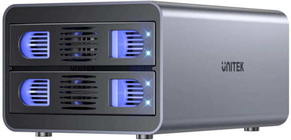 Unitek Obudowa RAID do dysku SATA 2.5''/3.5'' – 4 tryby, 40TB, 5Gb/s