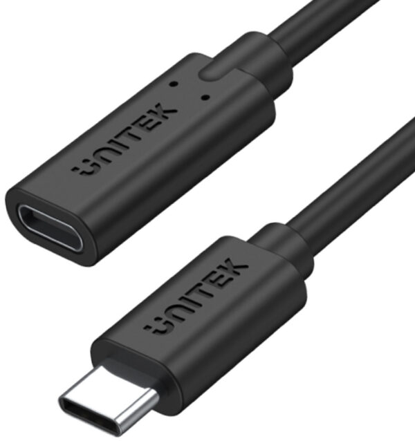 Przedłużacz Unitek C14086BK USB-C 10Gbps 4K PD 100W 1m