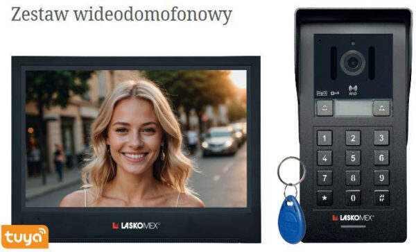 Laskomex Zestaw wideodomofonowy 2- wire IP GEMINI ZEST