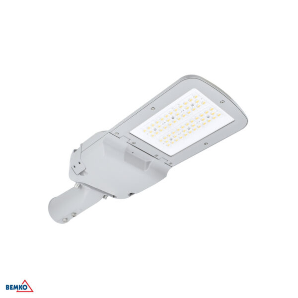 Oprawa uliczna LED AVENUE 60W 4000K 10800LM IP66 JASNOSZARA ZHAGA DALI 10KV II