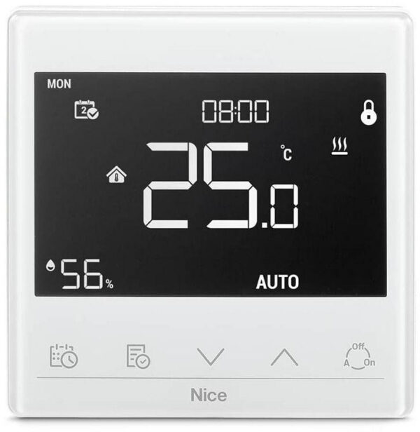 Warm-Control Water Heating Thermostat 868,4 Mhz Nice White