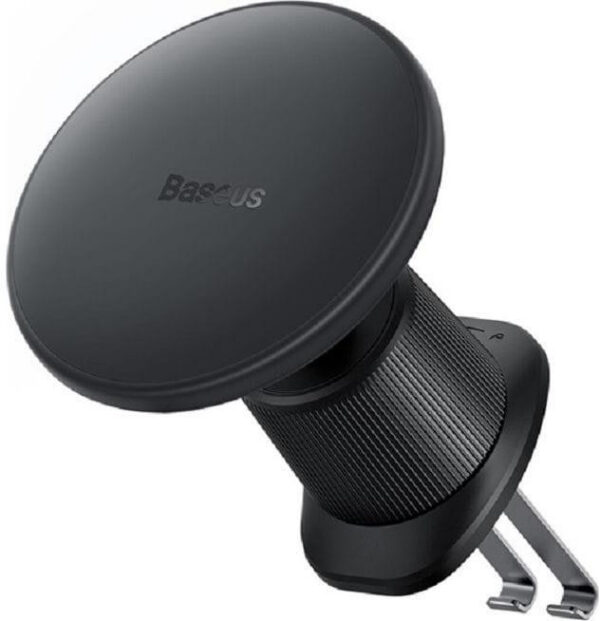 UCHWYT SAMOCHODOWY ŁADOWARKA INDUKCYJNA Baseus CW01 MagSafe Qi 2.0 15 W NA KRATKĘ CZARNY